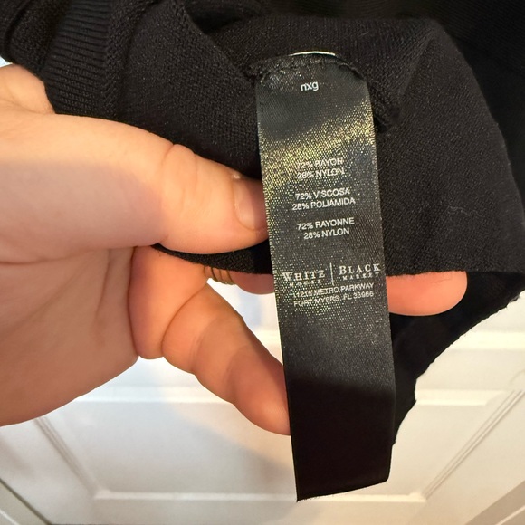 White House Black Market Classic Black Cardigan - Picture 5 of 5